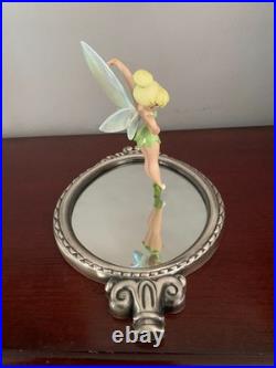 DEFECTIVE WDCC Walt Disney Tinkerbell PAUSES TO REFLECT in Mirror 102878 G3D