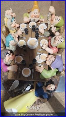 Defective Wdcc Walt Disney Classics Soups On Snow White 7 Dwarfs For Sha G3d