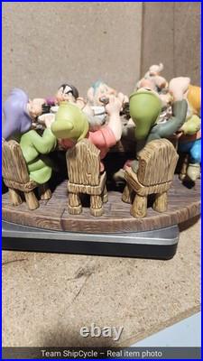 Defective Wdcc Walt Disney Classics Soups On Snow White 7 Dwarfs For Sha G3d