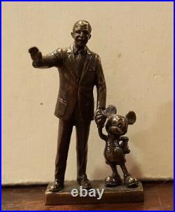 Disney 2001 WDCC WDAC Partners Statue Walt and Mickey LE 700 Miniature