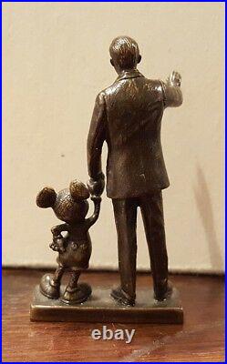 Disney 2001 WDCC WDAC Partners Statue Walt and Mickey LE 700 Miniature