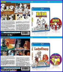 Disney Blu Ray Boxset 11 Classic Films Pinocchio Peter Pan Snow White Alice