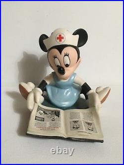 Disney Classic Collection WDCC First Aiders Minnie Nurse Pluto Figaro COA