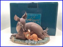Disney Classics Bambi & Mother Figurine withCOA + Bonus Charm