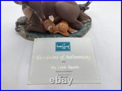 Disney Classics Bambi & Mother Figurine withCOA + Bonus Charm