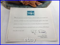 Disney Classics Bambi & Mother Figurine withCOA + Bonus Charm