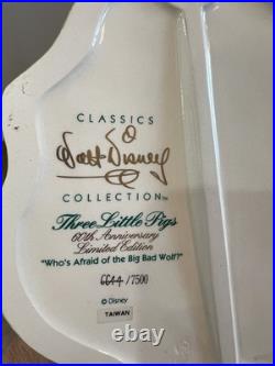 Disney Classics Collection Big Bad Wolf & Three Little Pigs & Titles Scroll NIB
