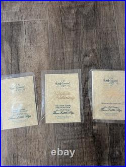 Disney Classics Collection Big Bad Wolf & Three Little Pigs & Titles Scroll NIB