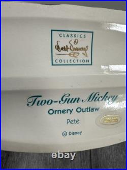 Disney Classics Collection Peg Leg Pete Two Gun Mickey Ornery Outlaw