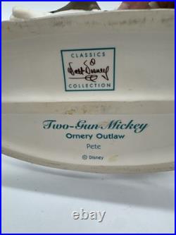 Disney Classics Collection Peg Leg Pete Two Gun Mickey Ornery Outlaw