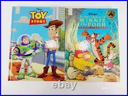 Disney Classics Mouse Works Gallery Twin Books Large Hardcover COMPLETE LOT SET