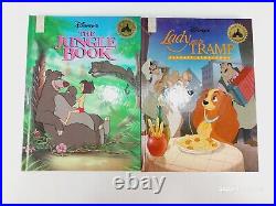Disney Classics Mouse Works Gallery Twin Books Large Hardcover COMPLETE LOT SET
