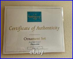 Disney Classics- Pinocchio Orn Box Set 5.25 New in original packaging #1209687