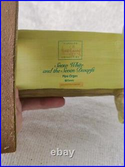 Disney Classics Snow White Grumpy w Pipe Organ'HUMPH' #1028552 Box & COA. RARE