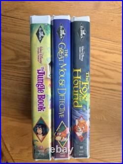 Disney Classics VHS Lot NTSC Walt Disney Home Video Rare Black Diamond Edition