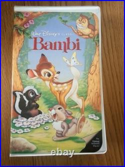 Disney Classics VHS Lot NTSC Walt Disney Home Video Rare Black Diamond Edition