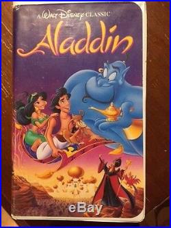 Disney Diamond Classic Rare Aladdin Vhs 1993