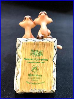 Disney Harmony Kingdom Siamese If You Please Lady & Tramp Box Ltd. Ed. MINT