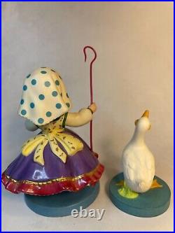 Disney Its a Small World Belgium Sheep Herder Girl Goose WDCC Porcelain Figurine