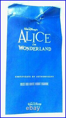 Disney Markrita Alice in Wonderland White Rabbit Pin Box COA