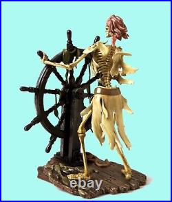 Disney PIRATES OF THE CARIBBEAN HELMSMAN SKELETON It Be Too Late. WDCC Retired