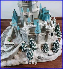 Disney Parks Princess Cinderella's Castle LightUp Christmas Village Figurine 10
