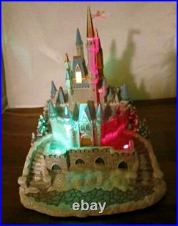 Disney Parks Princess Cinderella's Castle LightUp Christmas Village Figurine 10 Disney Parks Princess Cinderella's Castle LightUp Christmas Village Figurine 10