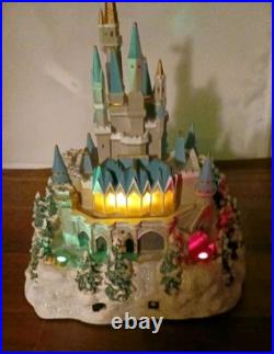 Disney Parks Princess Cinderella's Castle LightUp Christmas Village Figurine 10 Disney Parks Princess Cinderella's Castle LightUp Christmas Village Figurine 10