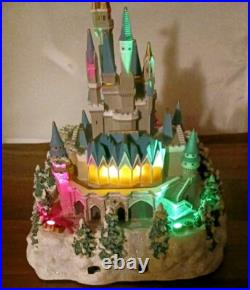 Disney Parks Princess Cinderella's Castle LightUp Christmas Village Figurine 10