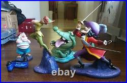 Disney Peter Pan, Captain Hook, Mr. Smee, Crocodile, & Title Figurine (WDCC)