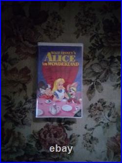 Disney Rare Black Diamond Edition, Walt Disney Classics'Alice In Wonderland' VHS