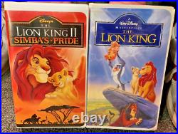Disney'S Lion King I Classic Black Diamond MP-Lion King II-Simba's Pride VHS