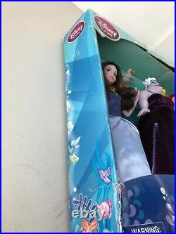 Disney Store The Little Mermaid Deluxe Classic Doll Gift Set 8pc Vanessa Ursula