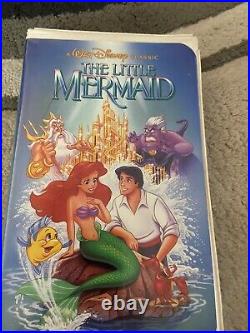 Disney The Little Mermaid VHS Black Diamond Banned Cover A Walt Disney Classic