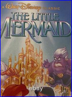 Disney The Little Mermaid VHS Black Diamond Banned Cover A Walt Disney Classic