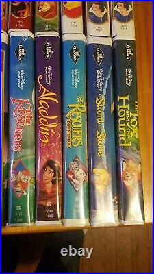 Disney VHS Tapes, Black Diamond Classic, Walt Disney Masterpiece Collection