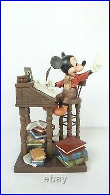 Disney WDCC 4009062 Christmas Carol Mickey Mouse Earnest Employee withCOA