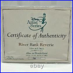 Disney WDCC Alice & Dinah River Bank Reverie 2010 Art Series Event Limited /b