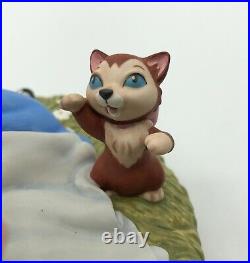 Disney WDCC Alice & Dinah River Bank Reverie 2010 Art Series Event Limited /b