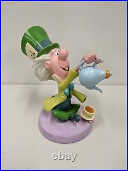 Disney WDCC Alice In Wonderland Mad Hatter Topsy-Turvy Tea-Tottler Figurine