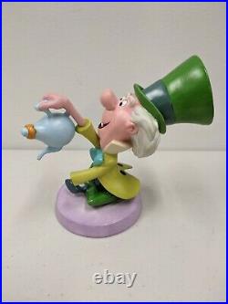 Disney WDCC Alice In Wonderland Mad Hatter Topsy-Turvy Tea-Tottler Figurine