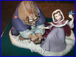 Disney WDCC Beast & Belle She Didn't Shudder at My Paw MIB & COA