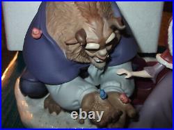 Disney WDCC Beast & Belle She Didn't Shudder at My Paw MIB & COA