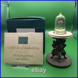 Disney WDCC Beauty and the Beast The Enchanted Rose Figurine NM in Box with COA