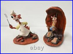 Disney WDCC Brer Fox Cooking Up A Plan & Brer Rabbit Last Laugh Figurines