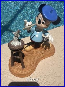 Disney WDCC Creating a Classic Sorcerer Mickey 10th Anniv. Sculpture Box & COA