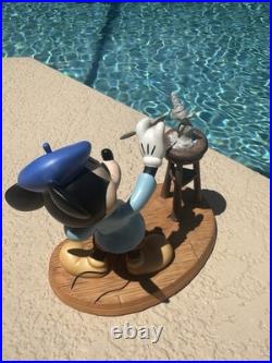 Disney WDCC Creating a Classic Sorcerer Mickey 10th Anniv. Sculpture Box & COA