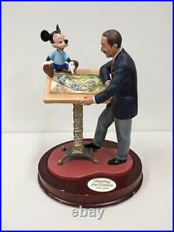 Disney WDCC Disneyland 50th Walt & Mickey Sharing The Vision Figurine