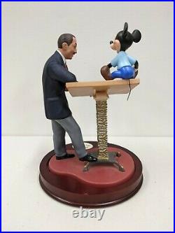 Disney WDCC Disneyland 50th Walt & Mickey Sharing The Vision Figurine