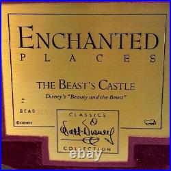 Disney WDCC Enchanted Places Beauty & The Beast Beast's Castle Figurine READ